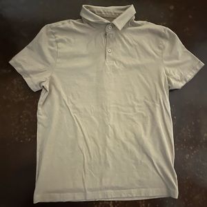 H&M Slim Fit Polo Tee Size Medium, Brown